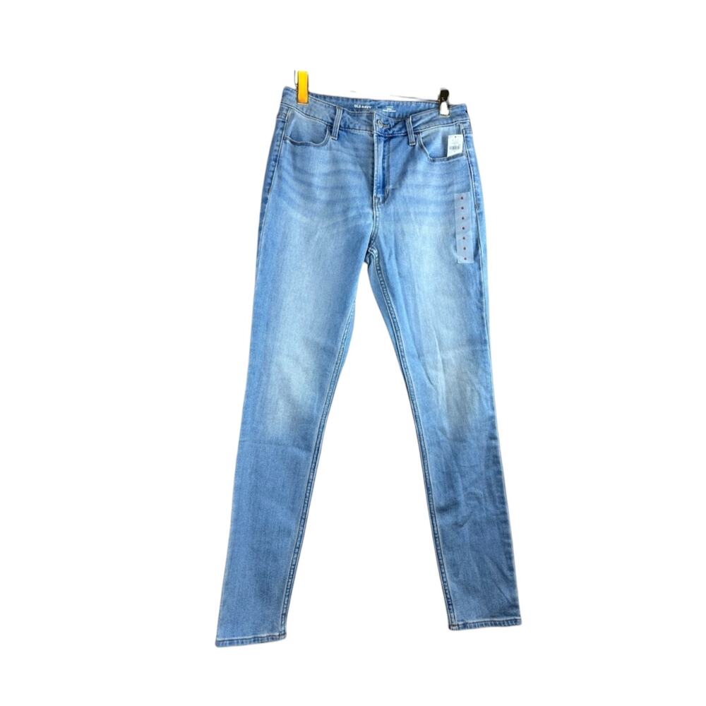 Old Navy High Rise Wow Super Skinny Jeans Light Wash Stretch Denim NWT 6 - Picture 4 of 4